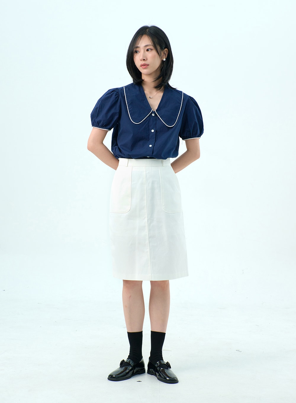 Pocket Midi Skirt OY317