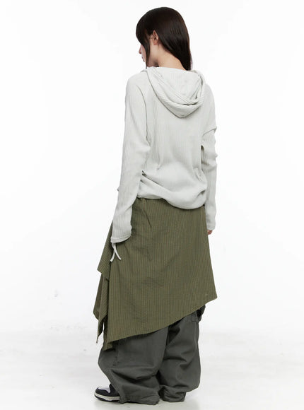 shirred-button-hoodie-co520