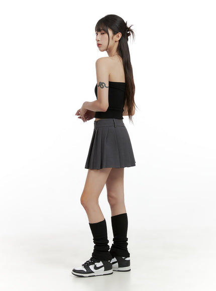 unbalanced-pleated-mini-skirt-cl424