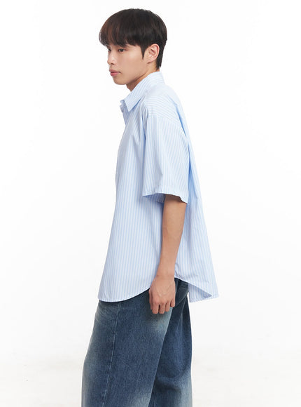 mens-short-sleeve-buttoned-striped-shirt-ia521