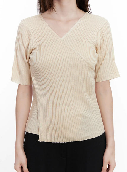 casual-knit-v-neck-tee-cl523