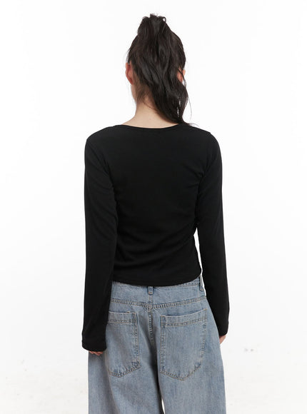 striped-layered-buttoned-cardigan-cj528