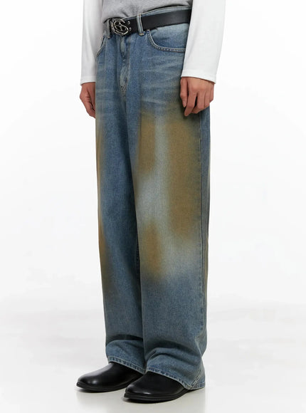 mens-vintage-washed-wide-leg-jeans-io516