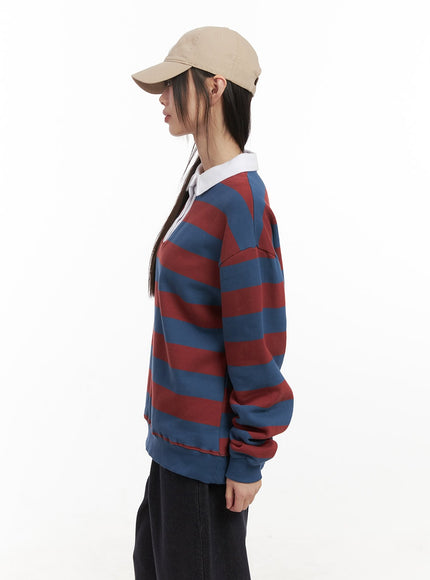 striped-long-sleeve-oversized-polo-cd430