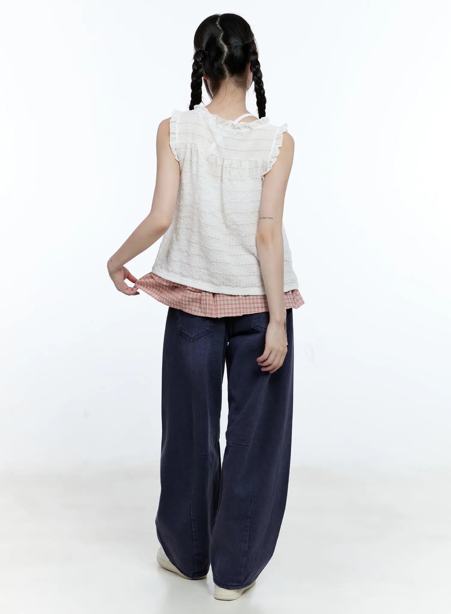 ruffle-sheer-frill-top-cg507