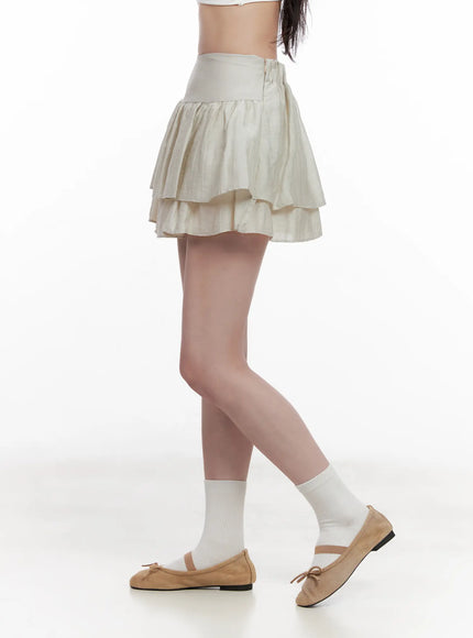 tiered-frill-mini-skirt-cl515