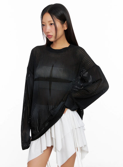 Ribbed Lightweight Long Sleeve Tee IG528