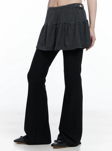 striped-layered-skirt-pants-cs501