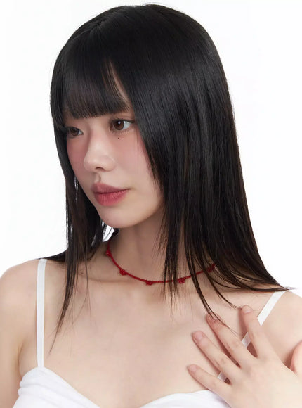 Rose Beaded Choker Necklace IF505