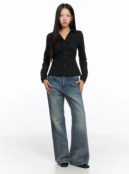 shirred-long-sleeve-shirt-co514