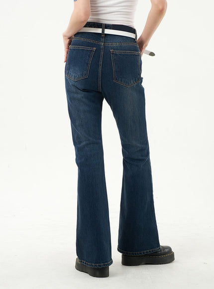 Dark Wash Bootcut Jeans CA328