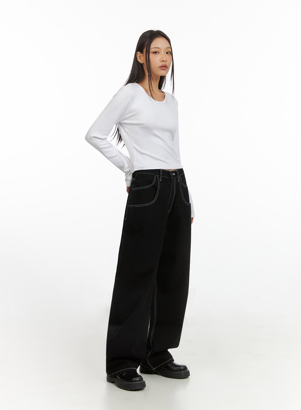 isis-stitched-wide-jeans-is427