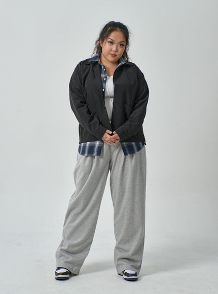 Plus Basic Oversized Jacket IF317