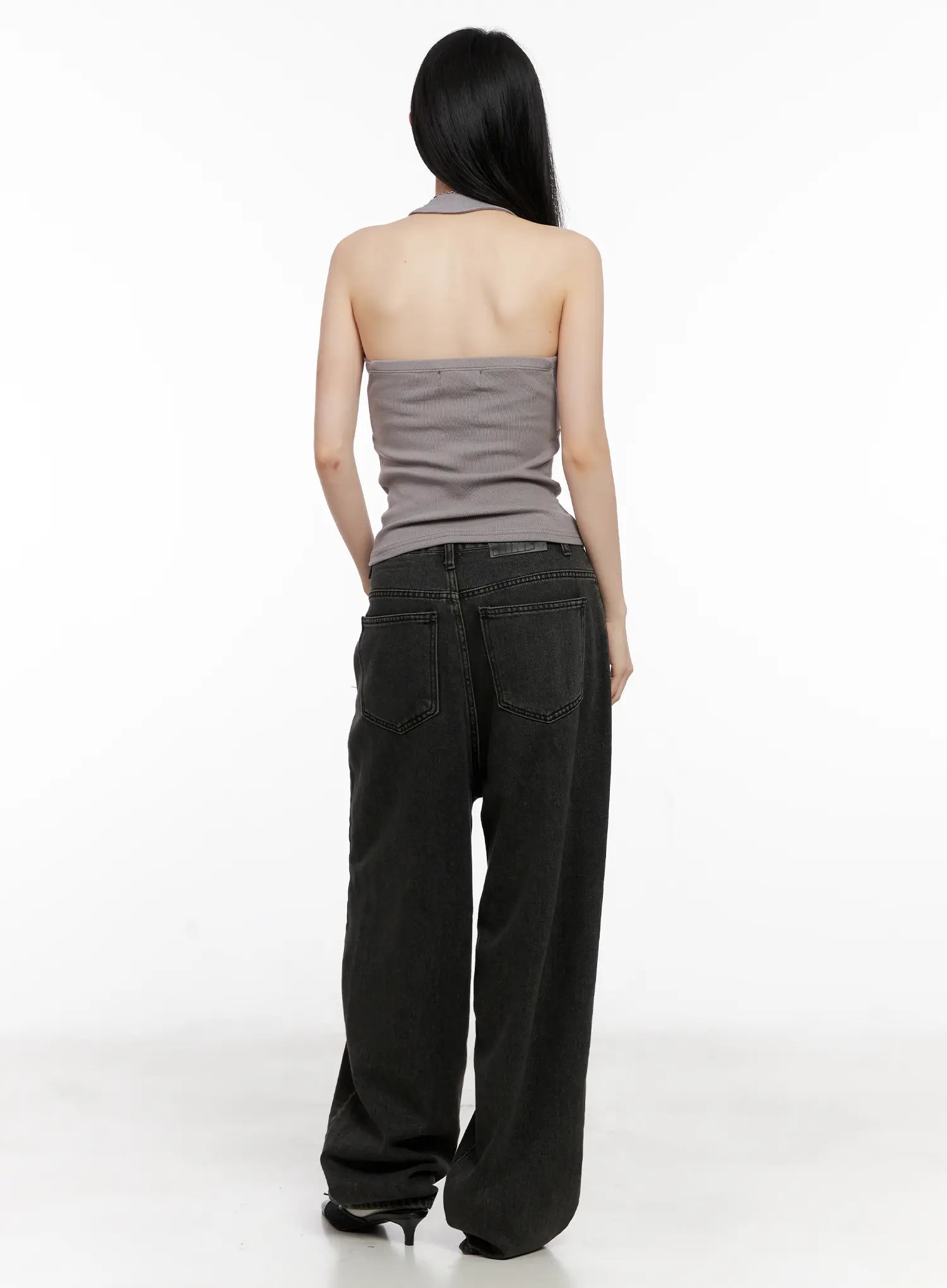 Ruched Halter Tank Top CG522