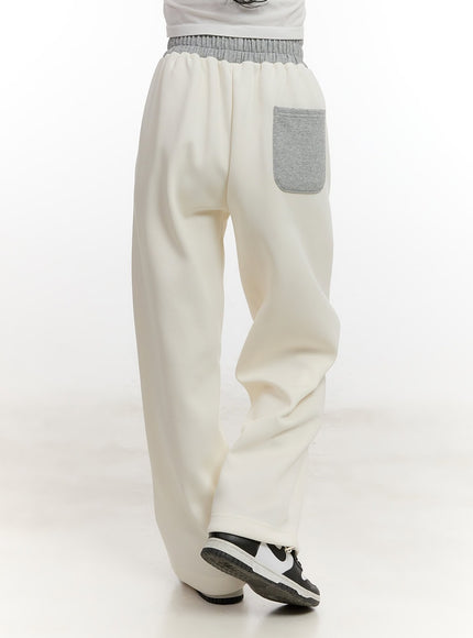 Adjustable Two-Tone Sweatpants CF528