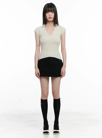 Rhinestone Heart Knee-High Socks IL531