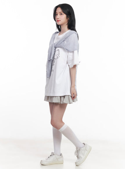 frill-lace-flare-mini-skirt-cy526