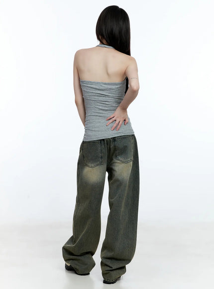 Basic Halter Neck Tank Top CG507