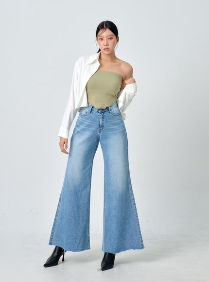 Cropped Button Shirt IJ331