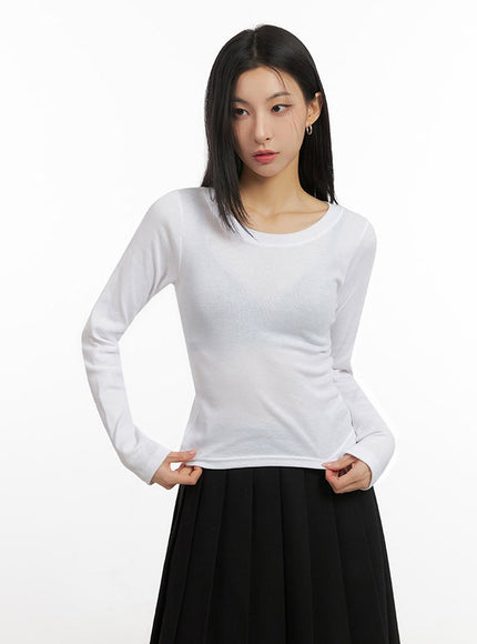 Essential Comfort Round-Neck Top ID431