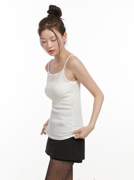 Classic Polka-Dot Tank Top IJ530