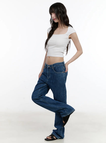 square-neck-fitted-top-cl507