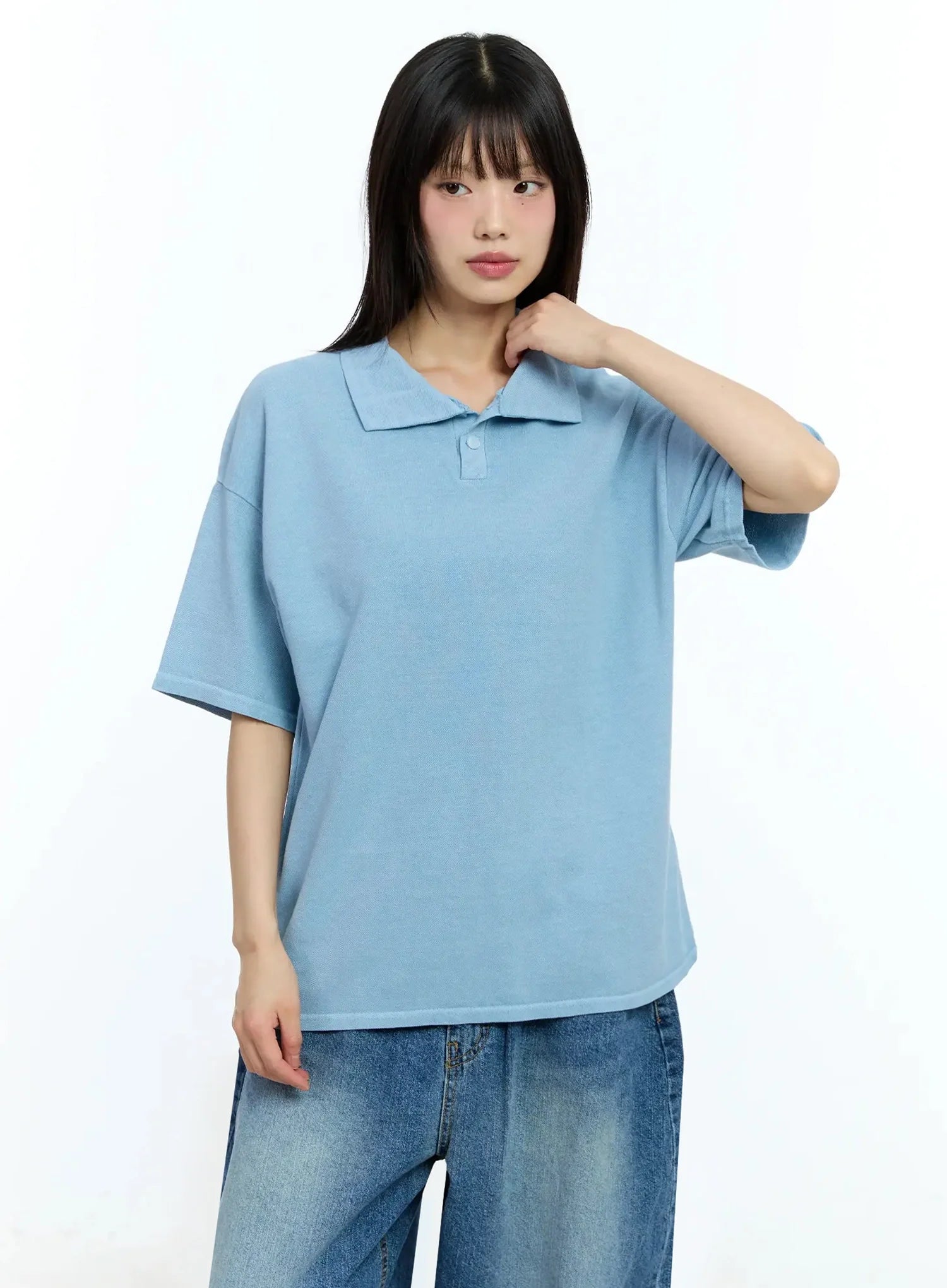 oversized-short-sleeve-polo-shirt-iu523