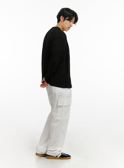 mens-loose-fit-cargo-pants-white-ig409