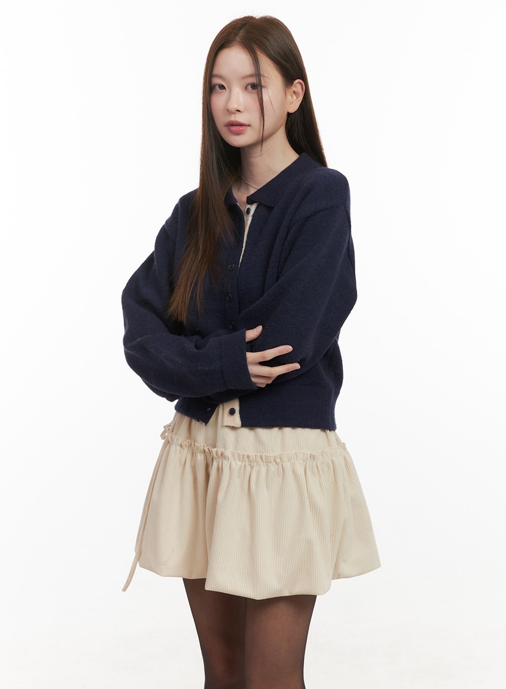 solid-knit-buttoned-sweater-od418