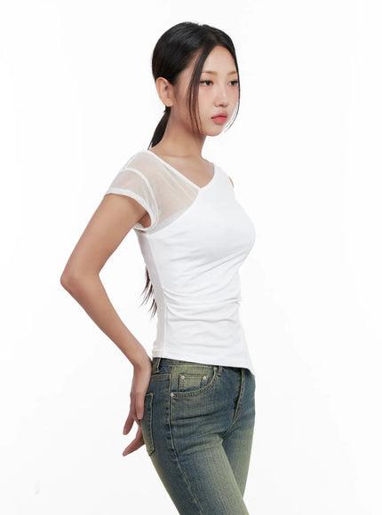 asymmetric-sheer-mesh-tank-cl518