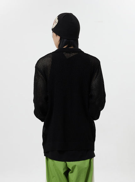 Mesh Zip-Up Unisex CY322