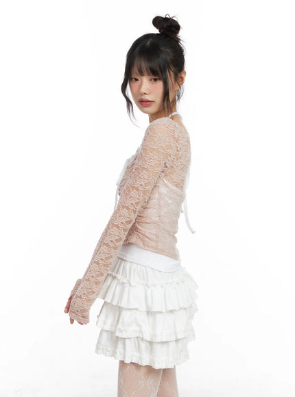 lace-ruffle-shirred-crop-top-cn520