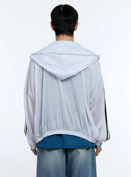 Men's Mesh Zip-Up Hoodie IG519