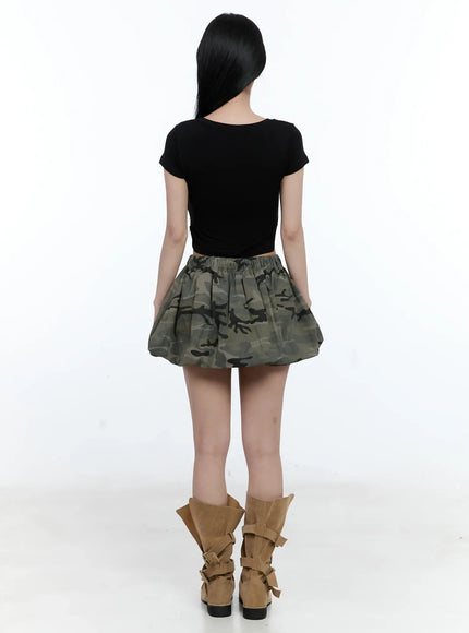 camo-balloon-drawstring-mini-skirt-cl530