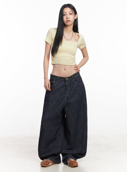 slim-fit-bolero-tee-iy516