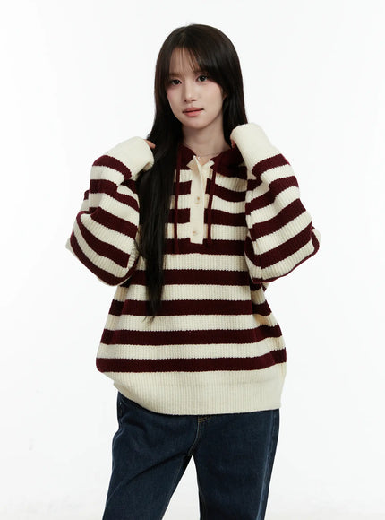 striped-hooded-knit-sweater-cd523