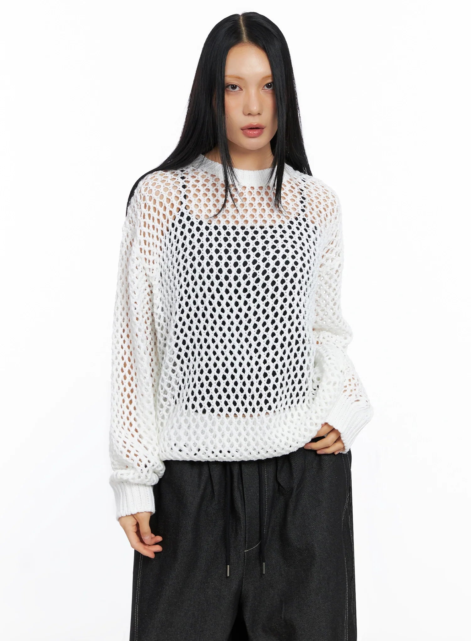 mesh-knit-sweater-co516