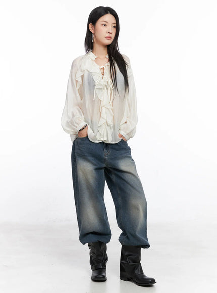sheer-ruffle-long-sleeve-blouse-co508