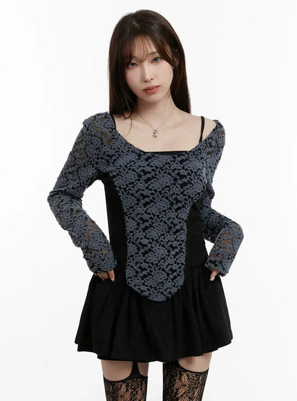 fleece-lace-long-sleeve-top-ij521