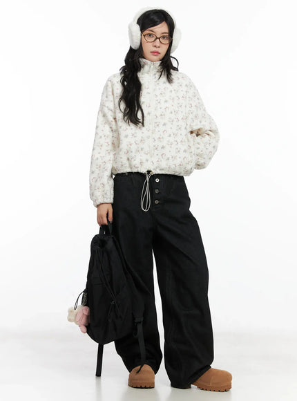 Kelfie Overfit Fleece Jacket CN528