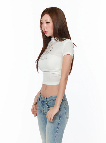 bunny-mock-neck-shoulder-pad-tee-ca514
