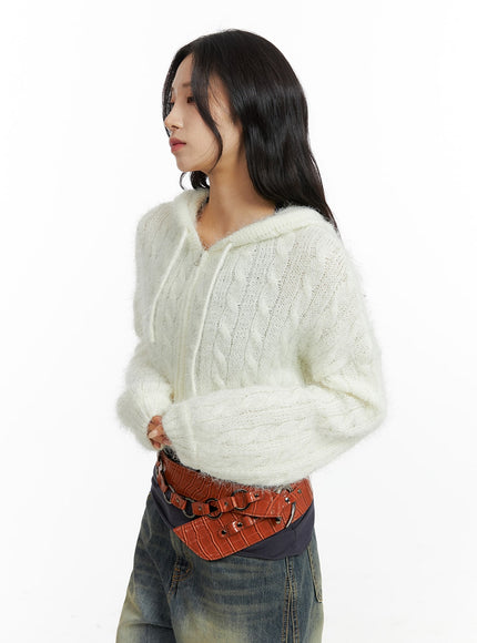 cable-knit-zippered-hooded-cardigan-cf416