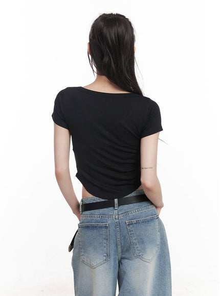 slim-fit-v-neck-buttoned-top-cy520