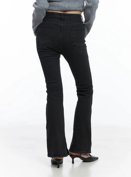 Amel Fleeced Flared Jeans CJ506