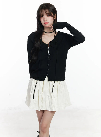 frilled-v-neck-cardigan-ij529