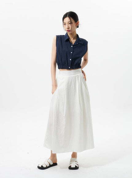 a-line-nylon-maxi-skirt-iu326