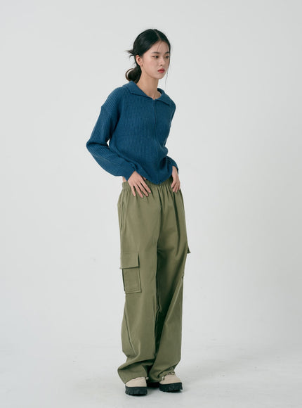 Cargo Wide Pants ID08
