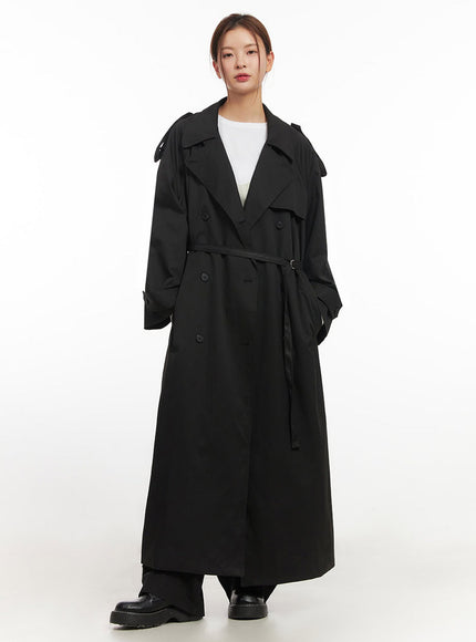 Chic Buckle Trench Coat IM513