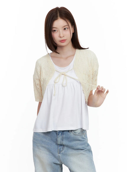 short-sleeve-knit-bolero