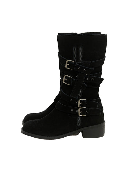 buckle-leather-midi-boots-cs424